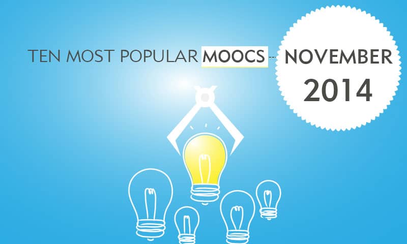Ten Most Popular MOOCs November