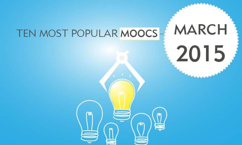 Ten Most Popular MOOCs in March 2015