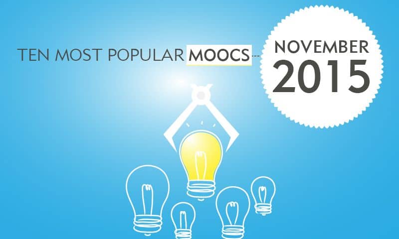 Ten Most Popular MOOCS November