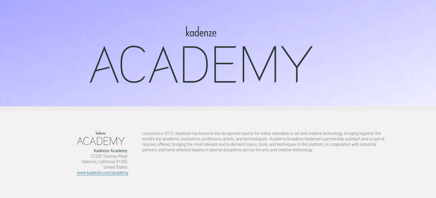 Kadenze Academy