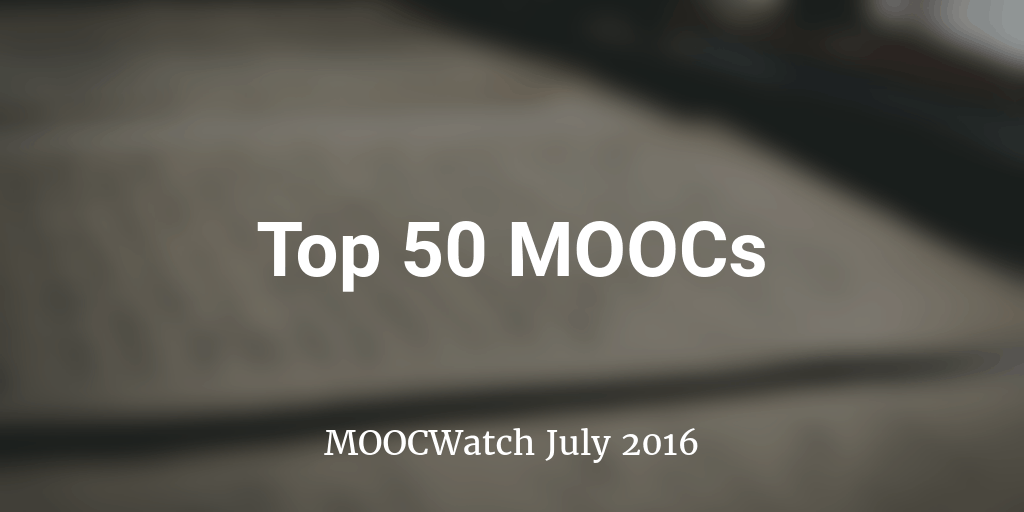MOOCWatch 2016