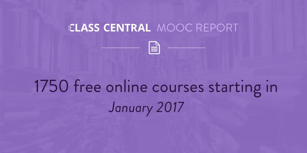 MOOC Course Report - Jan 2017