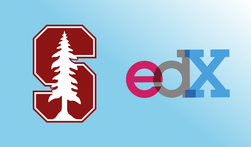 Stanford and edX logos