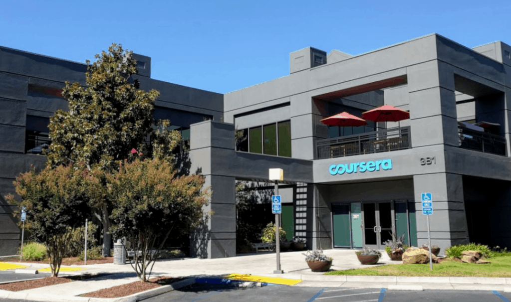 Coursera's headquarters in Mountain View