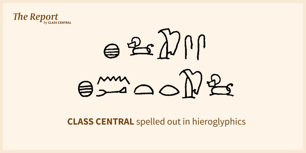 Class Central in Hieroglyphics