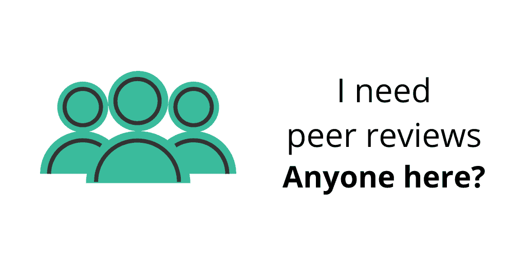 A common problem of peer grading: the lack of reviewers