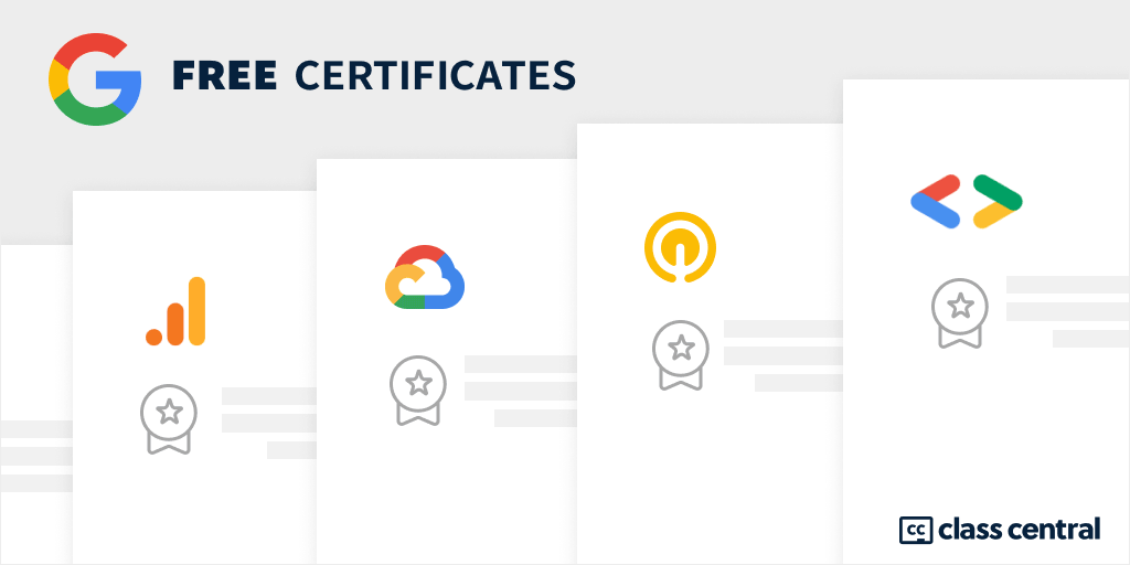 Google free certifications
