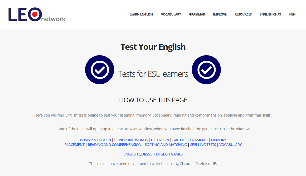 The Learn English site