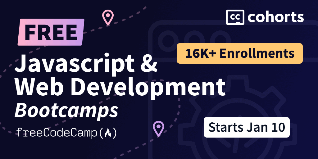New Free Bootcamps: JavaScript & Web Development (Start Jan 10) — Class  Central