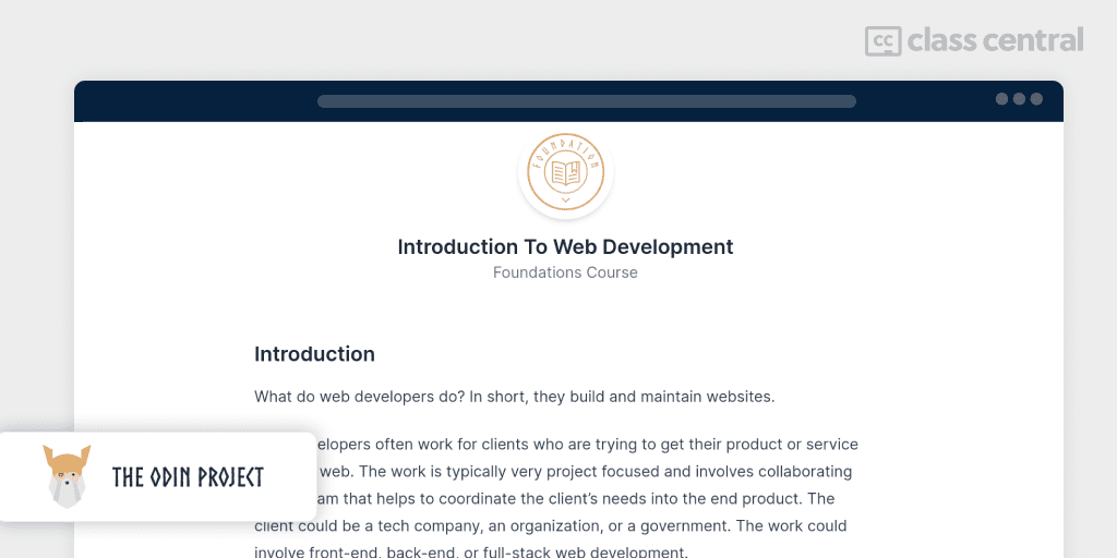 5 Best Web Development Courses to Take in 2023 — Class Central