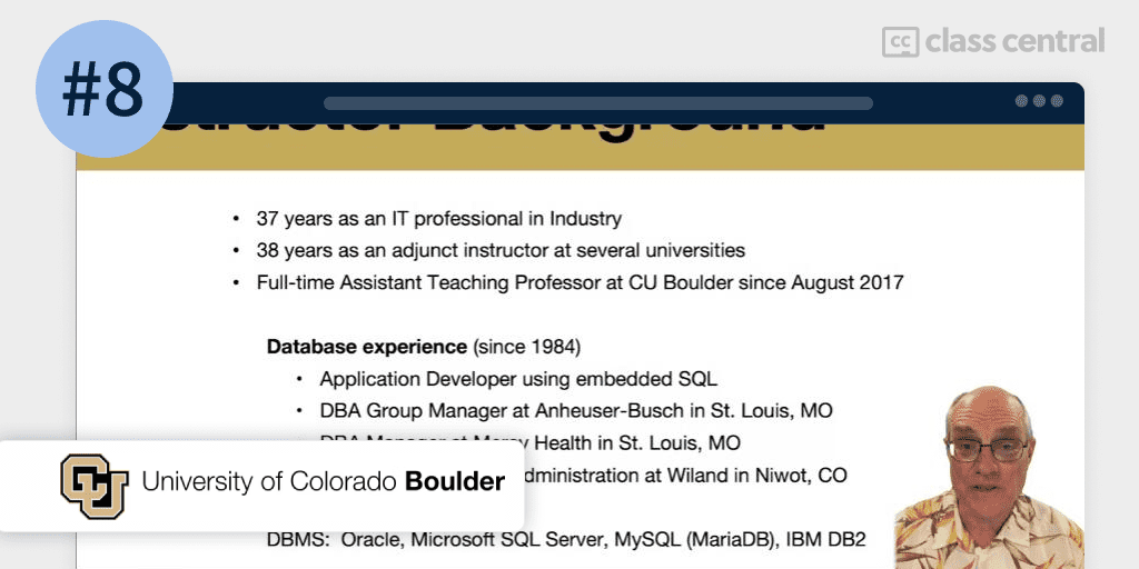 8. The Structured Query Language SQL University of Colorado Boulder