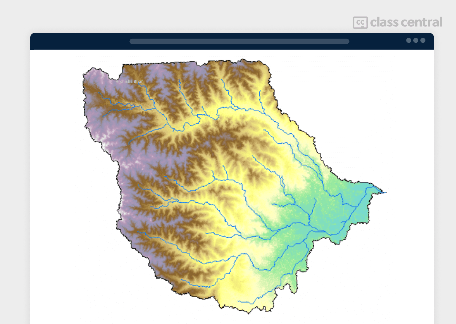 Delineated watershed of Silabati using ArcGIS