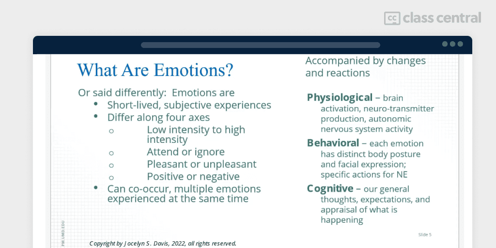 University System of Maryland Lets Get Emotional Emotions and Emotional Intelligence What Are Emotions Part 1 Video